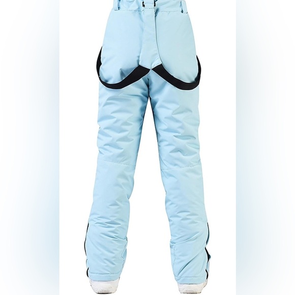 Women's Detachable Ski Bib Pants Outdoor Windproof Waterproof Snow Medium (072) - Picture 5 of 6